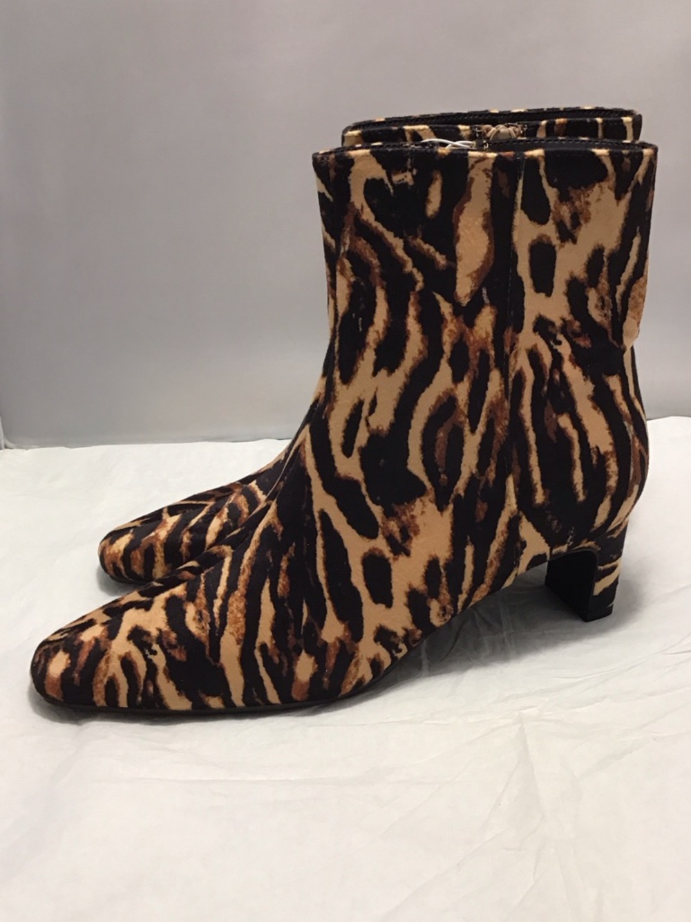 A New Day Women’s Leopard-Print Ankle Boots in Tan/Black - Picture 5 of 11